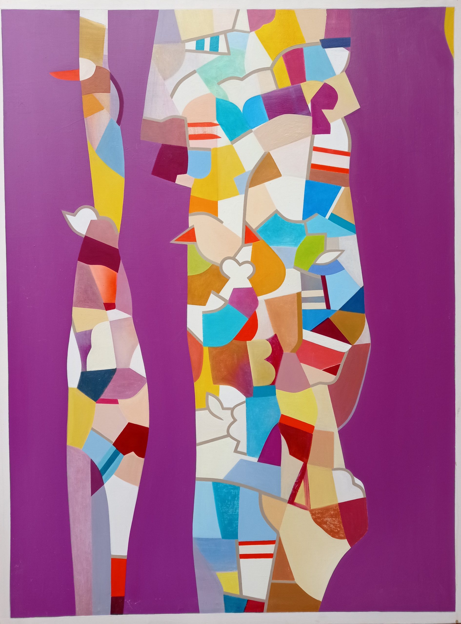 Nadin, « La danseuse », 2020, acrylique sur toile