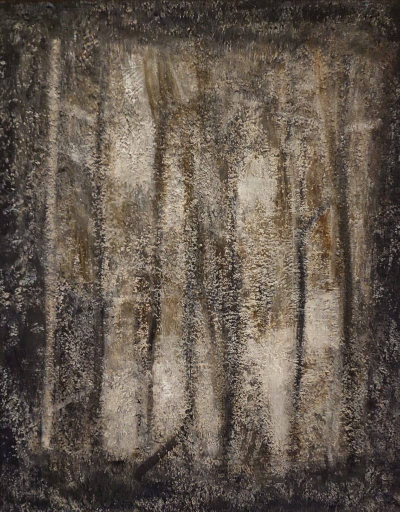 Nadin, Forêt noire, 2021, acrylique sur toile, 33 x 41 cm
